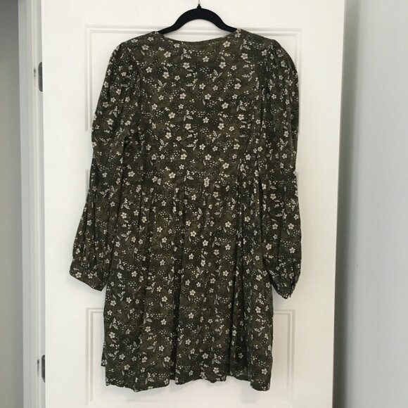 Long-Sleeve Mini Swing Dress - Picture 3 of 4